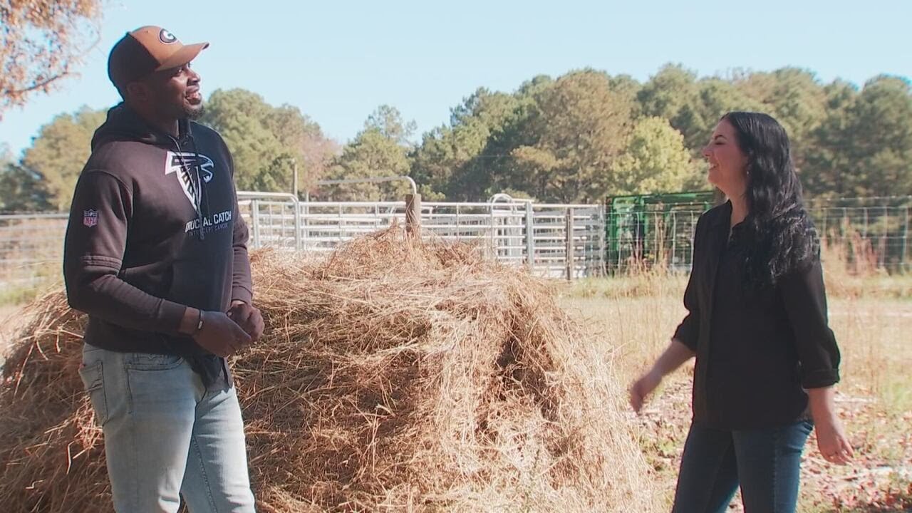 Life after football: Former Falcon, Bulldog Lorenzo Carter finds new passion in family farm