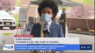 Mr. Cory's Cookies Brings a Tasty Gift to Holy Name