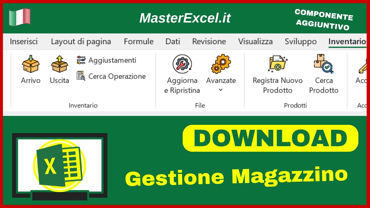Gestione Magazzino Excel | Scarica il File con Automazioni e Funzionalità per Gestire l'Inventario