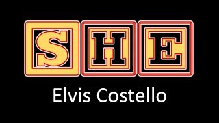 She by Elvis Costello-Lyrics