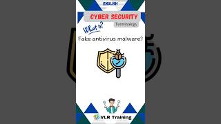 What is Fake antivirus malware? cyber security terminology#vlrtraining #cybersecurity #education