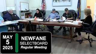 Newfane Selectboard Mtg 5/5/25
