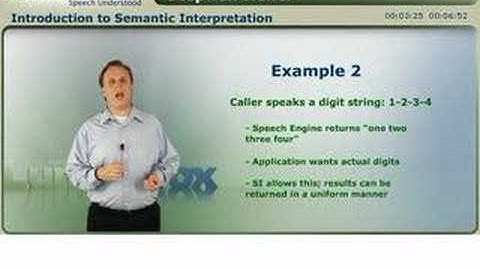 An Introduction to Semantic Interpretation for Speech Rec