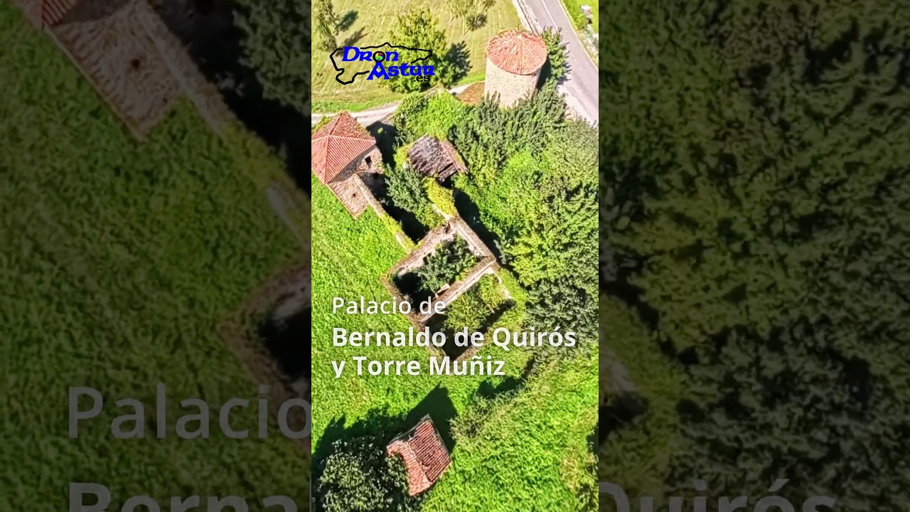 Palacio de Bernaldo Quirós y Torre Muñiz #asturias #drone #travel #antigravitya1 #spain