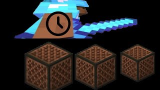 Speed run of getting 3 noteblocks #noteblock #minecraft