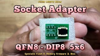QFN8 to DIP8 5x6 Adapter for IFIX RT809H Universal Programmer