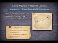 Linear Algebra: Closed Sets And Convergence Examples