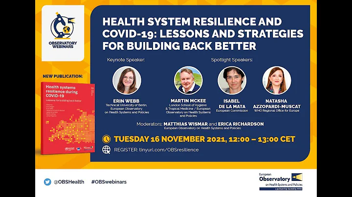 Health system resilience and COVID-19: Lessons and strategies for building back better