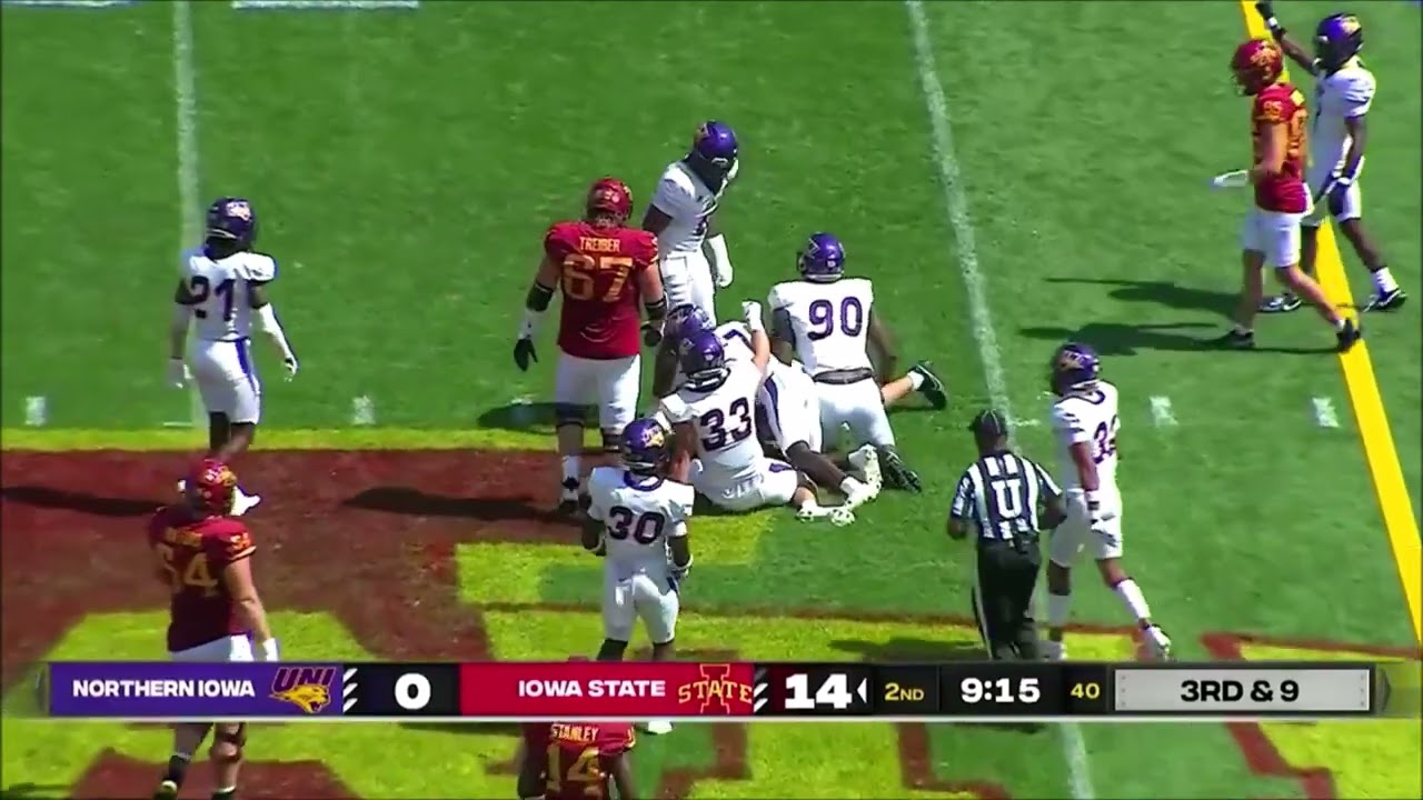 Khristian Boyd (Northern Iowa DL) vs Iowa State 2023