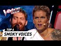 Raspy voices on the blind auditions of the voice