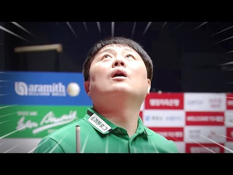이젠 한 큐면 경기가 끝나는 순간!!! 주장 김병호의 한숨... | 명장면 | 2024-25 PBA팀리그 5R
