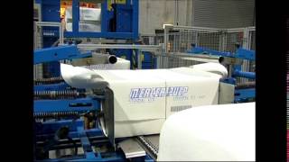 Valmet RoboFolder - Automatic folding of wrapper onto single pulp bales