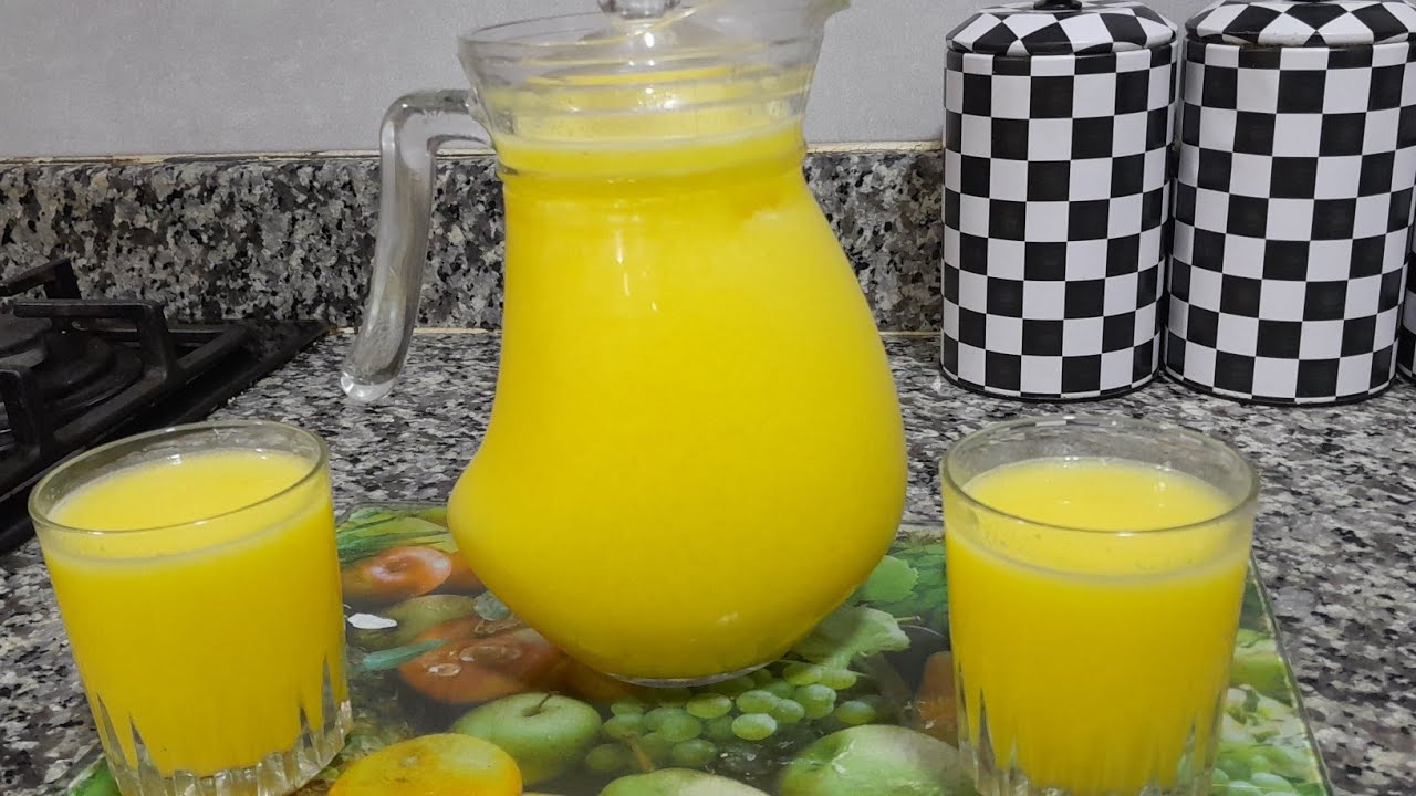 عصير قنبلة فالبنة غي بحبة برتقال وحبة لليمون يجي منعش هذا الي يوالمكم في شهر رمضان المبارك🍋🍊