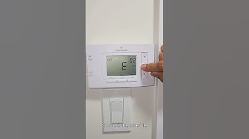 How to access settings on the new Emerson Thermostat #emerson #thermostat #homemaintenance