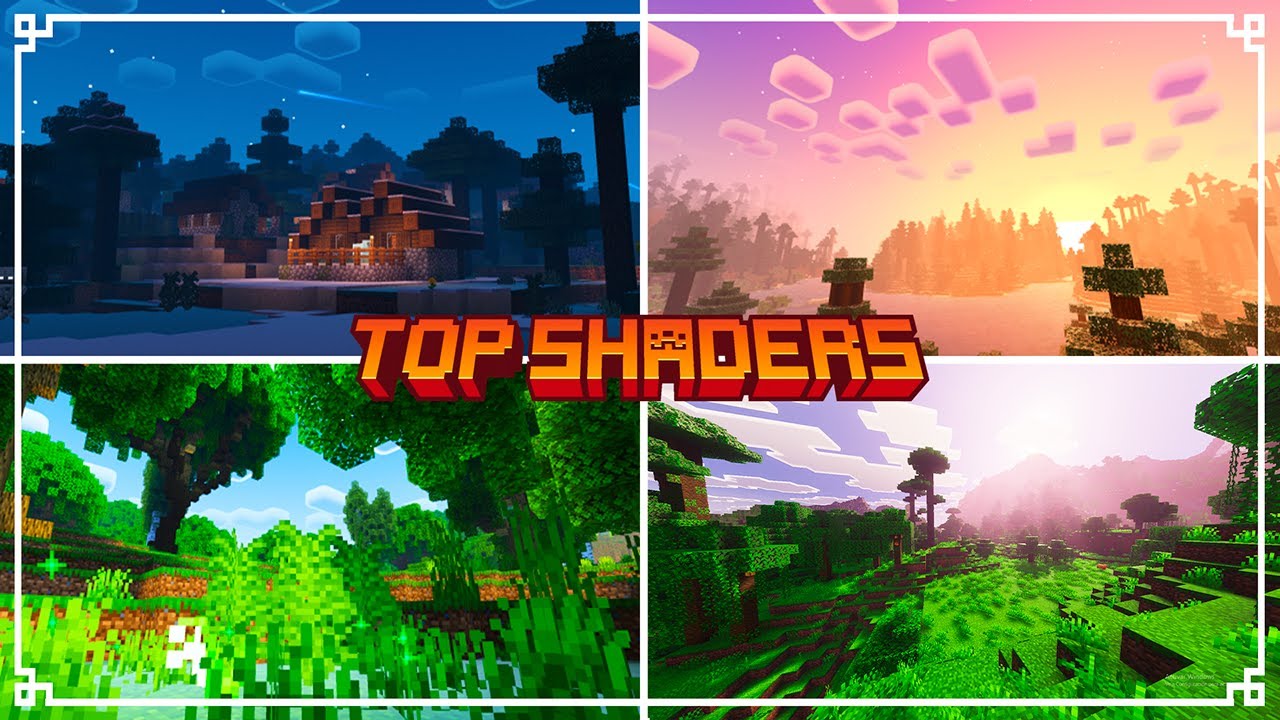 TOP 10 SHADERS PARA MINECRAFT BEDROCK 1.21.100 /TOP 10 SHADERS FOR ...