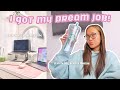 WORK DAY IN MY LIFE 💻 working from home | I got my dream job!!!