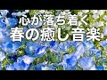 【春の癒しBGM】春を感じて心が落ち着く優しいリラックス音楽、自律神経を整え不安やストレス解消のためのヒーリングミュージック/睡眠用・作業用・勉強用BGM