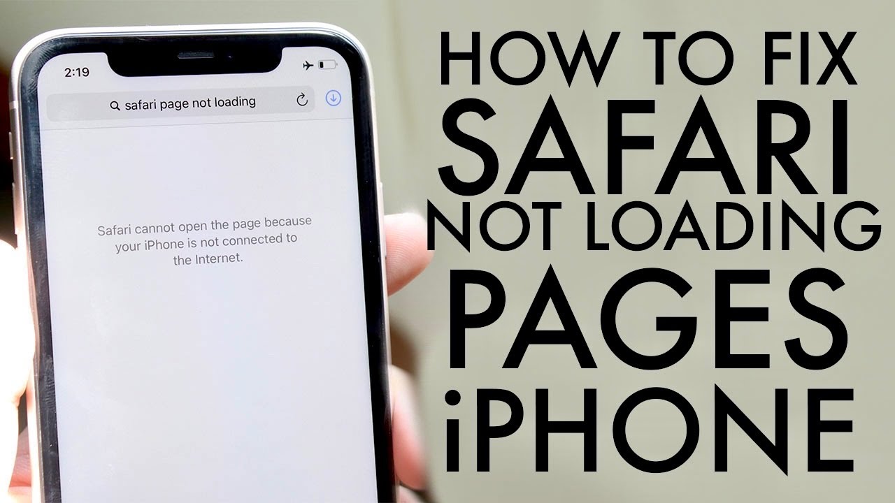 safari loading problems