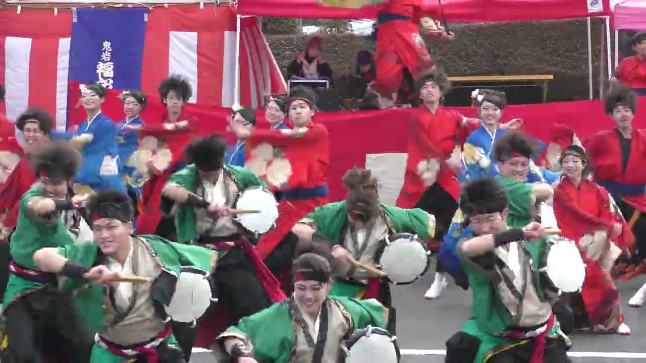 4K 夜宵　鬼岩福鬼祭り　2026年2月1日　センターアップ　#夜宵　#鬼岩福鬼祭り