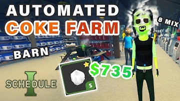 How to make an Automated MEGA Coke Farm Factory | Barn Guide ► Schedule 1