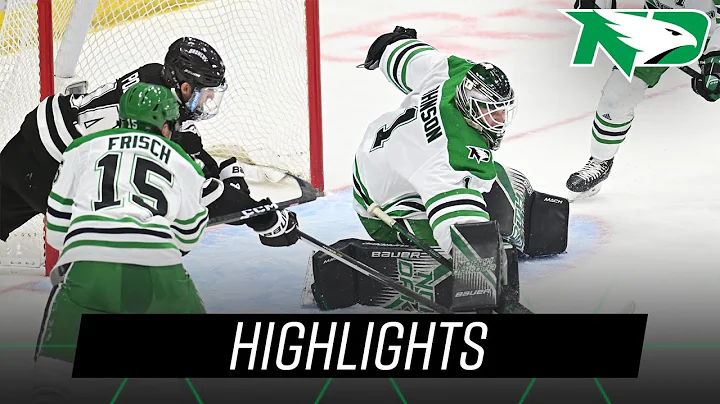 UND Hockey | Highlights vs. No. 12 Western Michigan | 1.14.23
