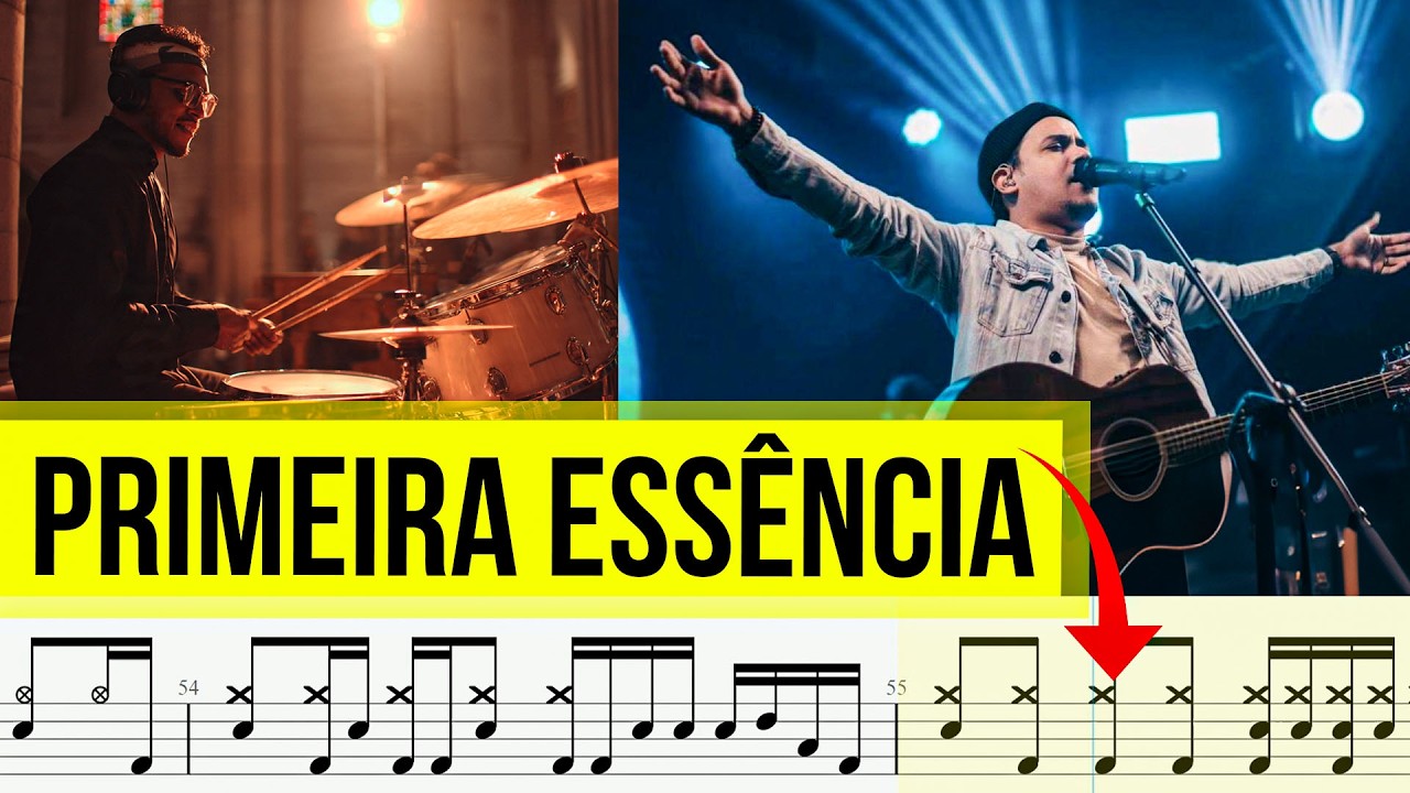 Primeira Essência - Felipe Rodrigues | Partitura de Bateria (PDF + MIDI)