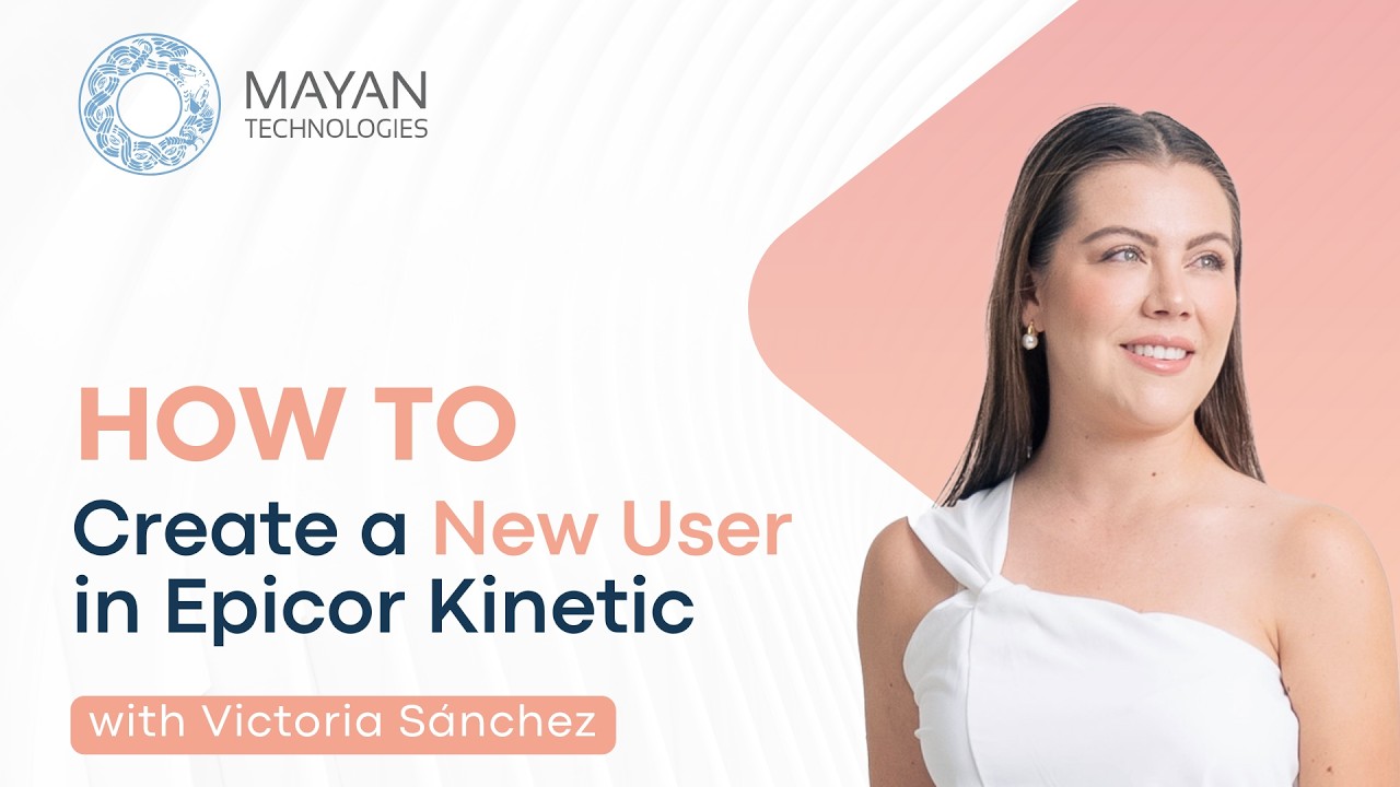 How To Create a New User in Epicor Kinetic - YouTube