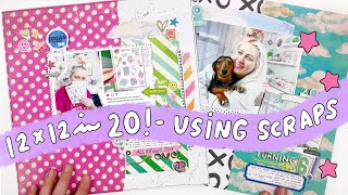 12x12 in 20- Double Layout Process using Scraps