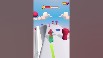 Blob Runner 3d  Gameplay।  Walkthrough  Android  ।  Blob Runner Level 71 #Shorts