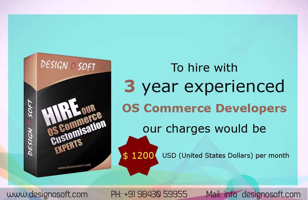 OS commerce customisers