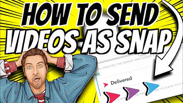 How to Send Videos as Snaps on Snapchat | How to send gallery videos as a snap on Snapchat (Hindi)