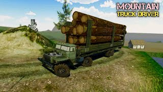 Mountain Truck Driver : Cargo | Transporting Heavy Wooden logs | Android Gameplay #1 screenshot 5