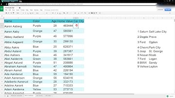 Google Sheets Rand and RandBetween Functions