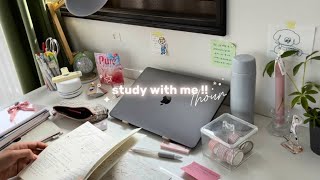 ⋱ study with me !! ⋰ 筆記音ASMR⋆˚✩