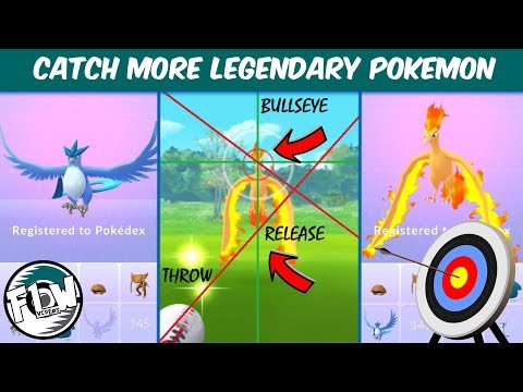 How To Catch Legendary Pokemon | Bullseye Method | Excellent Curveball