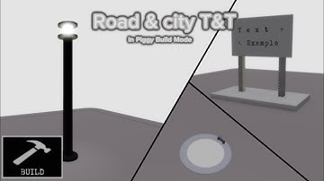 🛣️5 roads & cities tricks for your map | In Piggy Build Mode |