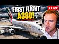 My FIRST A380 Flight! | FULL Twitch Stream VOD