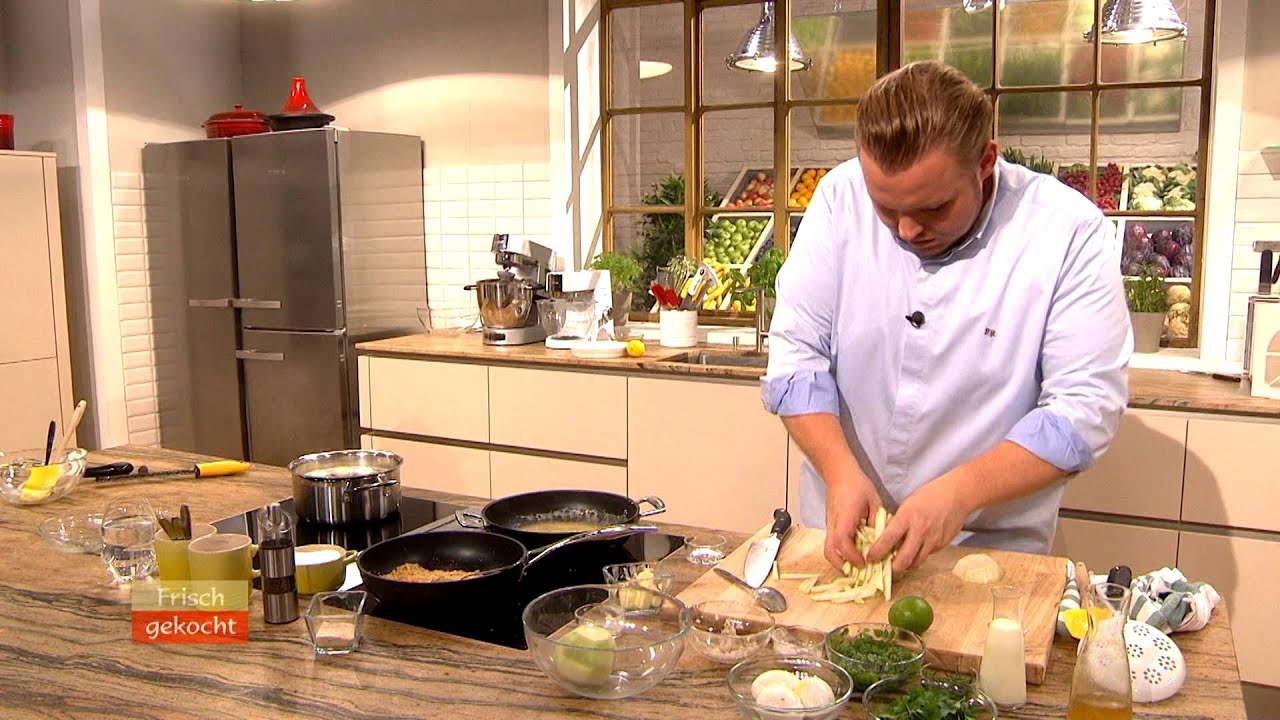 Topfenknödel, eingemachter Kohlrabi und Erdnuss-Butter-Brösel (Richard ...