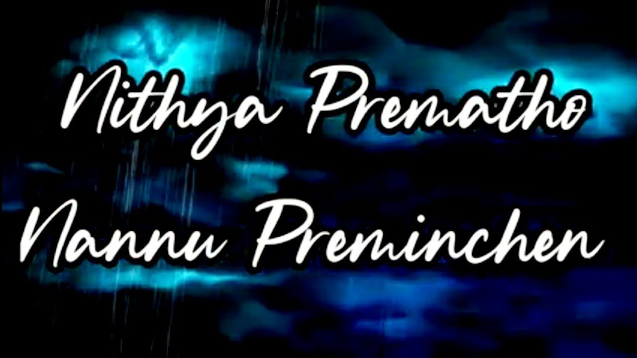 Nithya Prematho  Christian lyrics song  Telugu Christian song