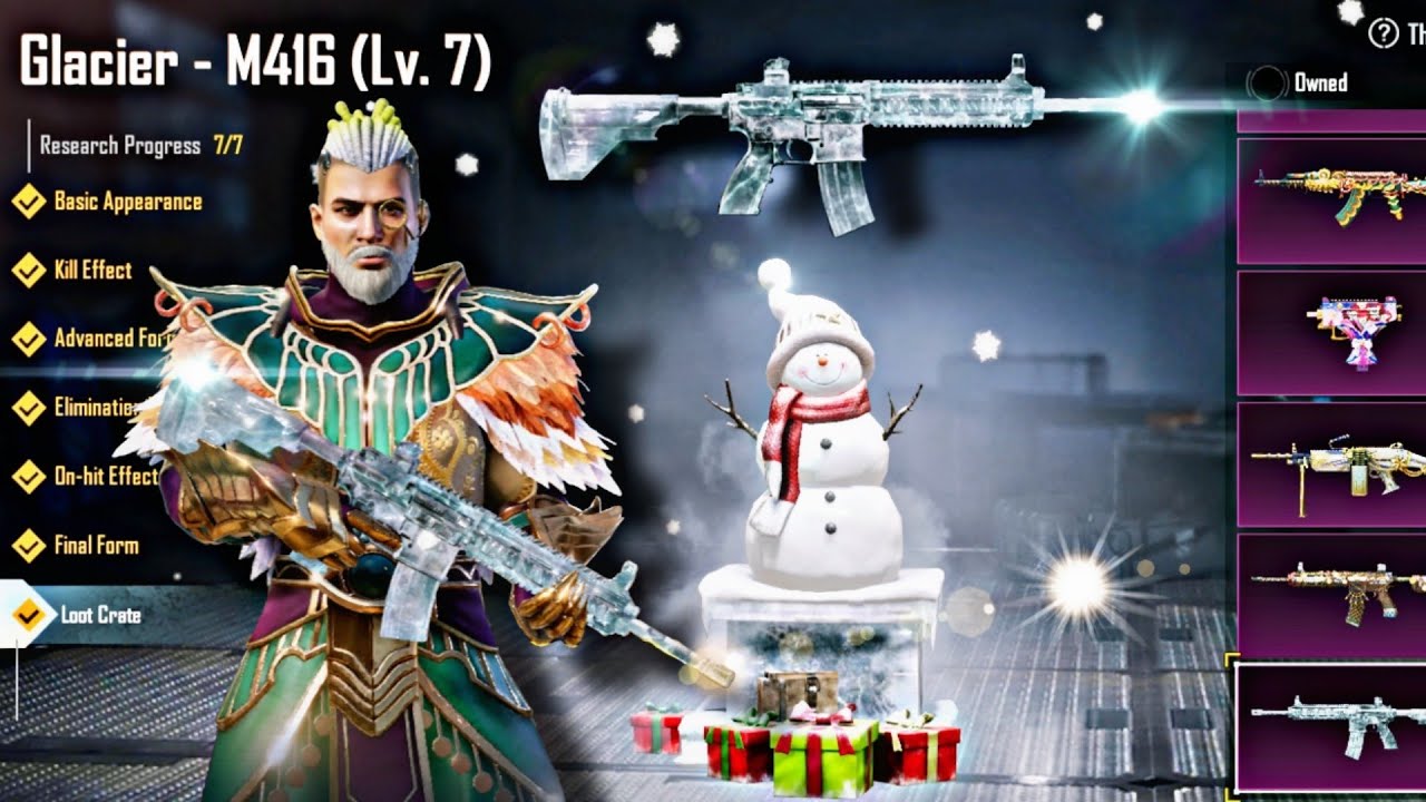 PUBG M416 GLACIER MAX LVL 7 | GAMEPLAY | PUBG MOBILE