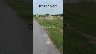 BT ROAD BIT 60 Kms Hyderabad #agriculturelandstelangana #realestate