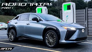 Roadtrip in the 2023 Lexus RZ 450e! /// Charging and Range Test Part 1