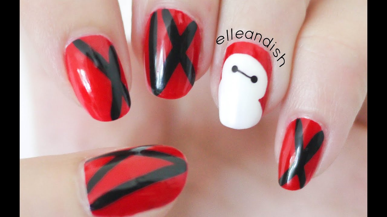 ☣ Big Hero 6 Nail Art ☣