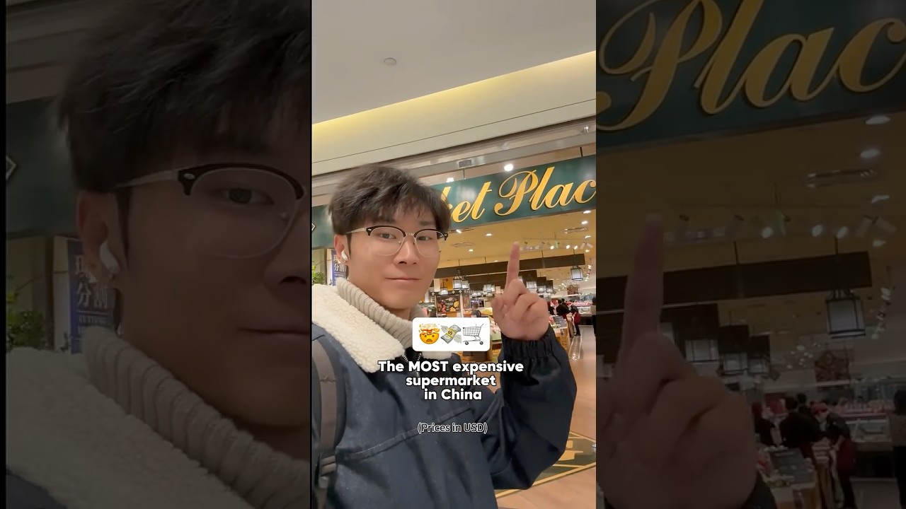 This is the MOST expensive supermarket in China 🤯💸🛒 