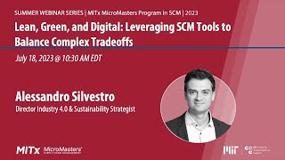 Lean, Green, and Digital: Leveraging SCM Tools to Balance Complex Tradeoffs