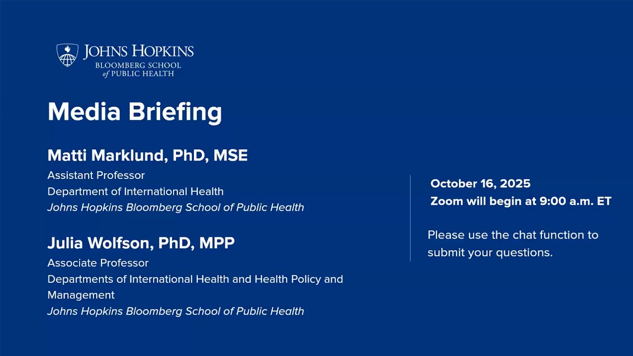 Media Briefing on Seed Oils and Ultra-Processed Foods | October 16, 2025