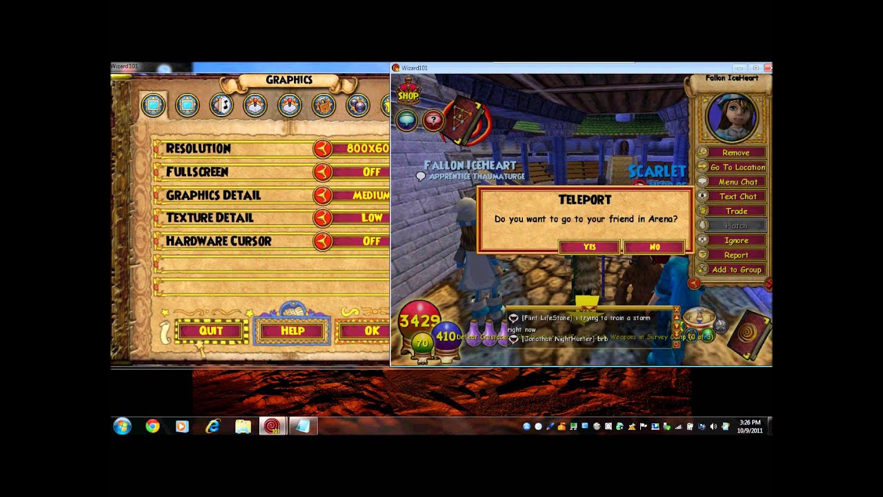 Wizard101-Arena Glitch