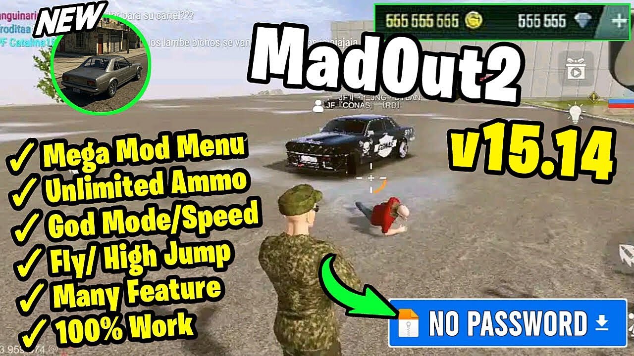 Madout2 Grand Auto Racing v15.14 MEGA MOD MENU 2025 Unlimited
