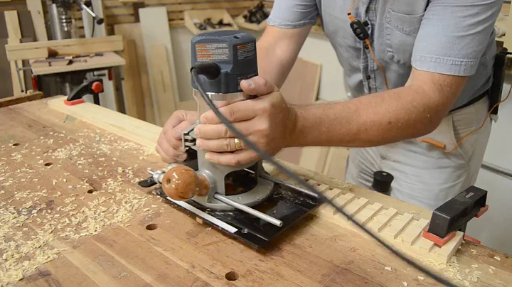 How to route repeated Dados with the CRB7 Combination Router Base | MPOWERTools