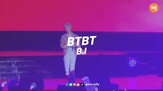 [FANCAM] B.I performing his hit tracks "BTBT" and "Cosmos" in Manila!